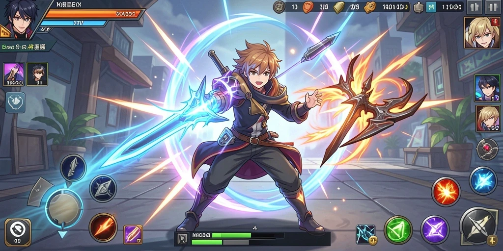 Visual menarik dari karakter dalam game SP666.